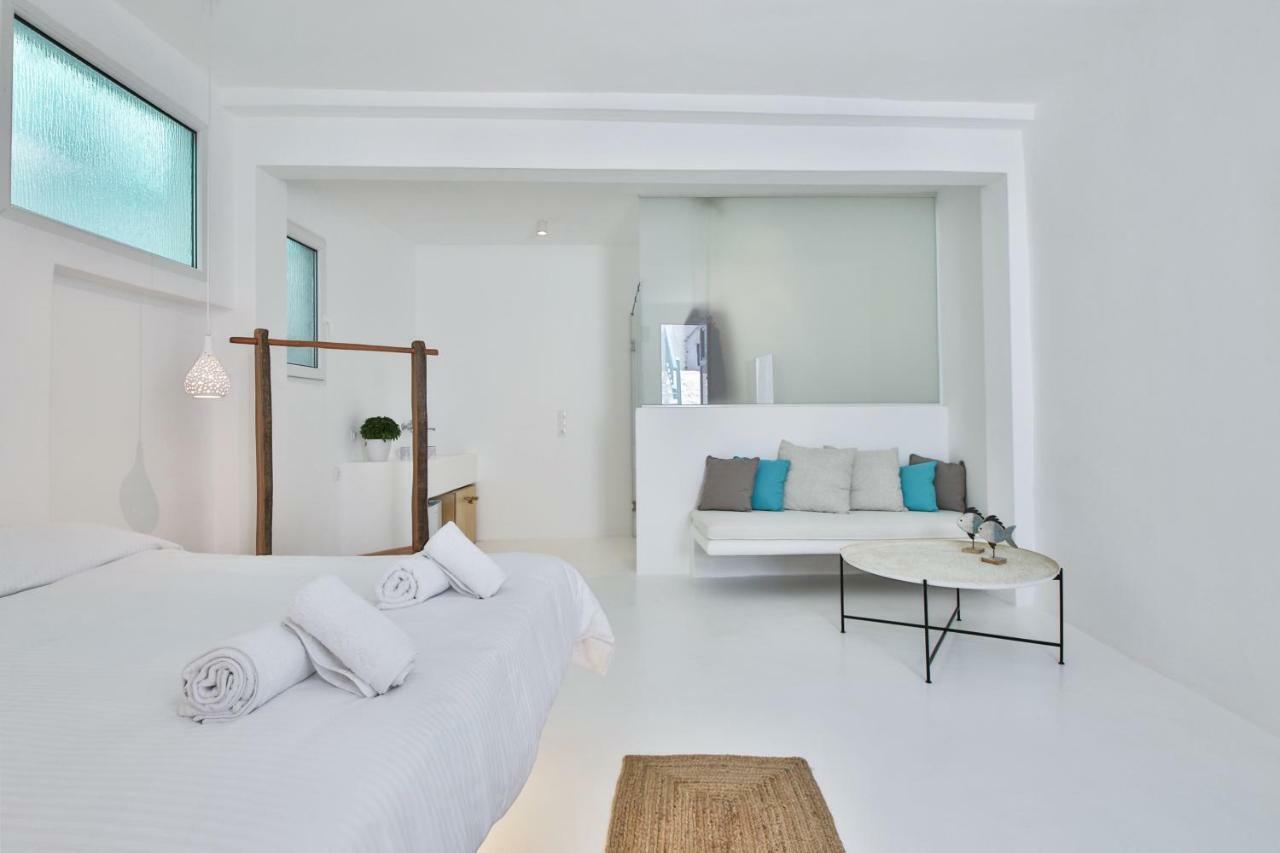 Arktos White Apartments Mykonos Town ภายนอก รูปภาพ